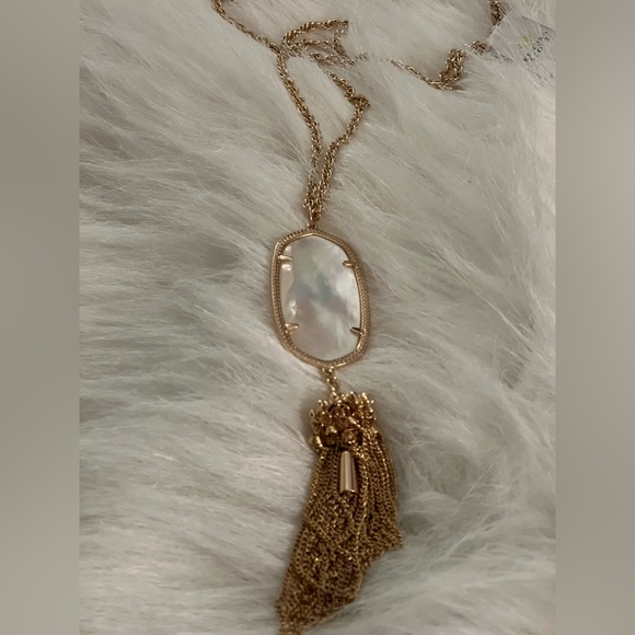 Kendra Scott Rayne Necklace Rose Gold/Ivory Mother Of Pearl One Size - Picture 2 of 3